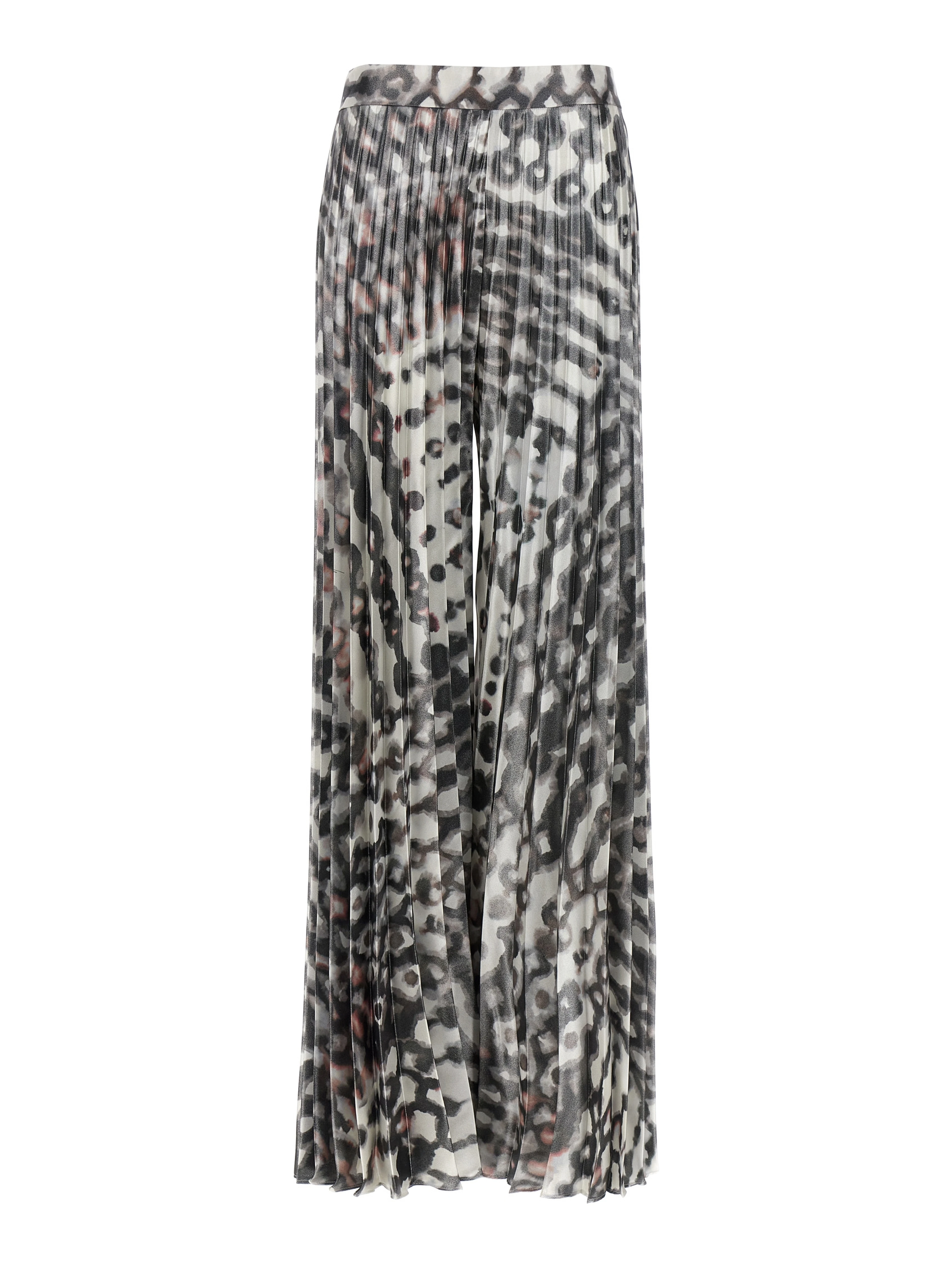 Multicolor Polyester Long Skirt