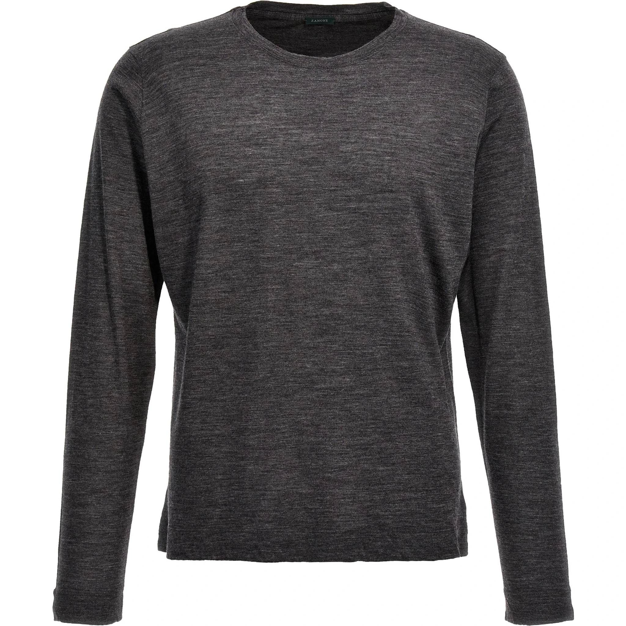 Gray Virgin Wool Cardigan