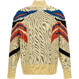 Multicolor Virgin Wool Cardigan