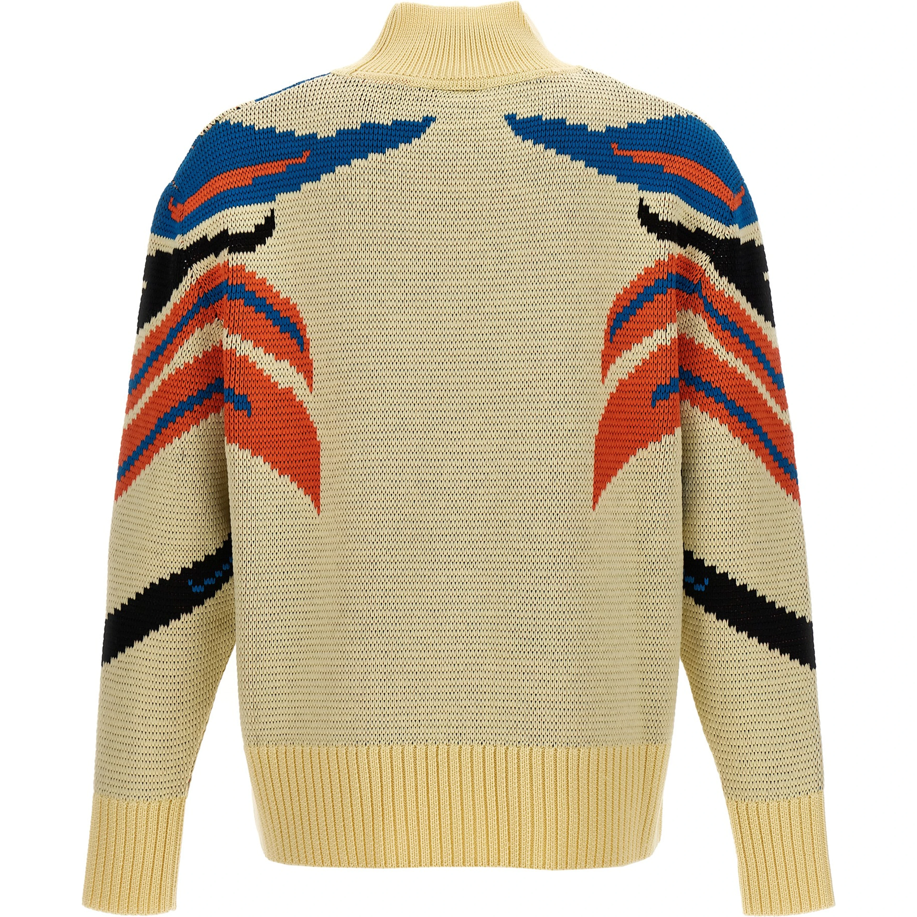 Multicolor Virgin Wool Cardigan