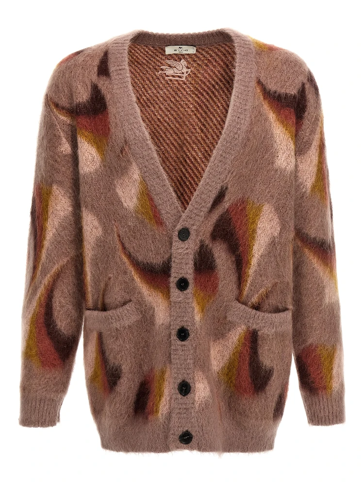 Multicolor Wool Cardigan
