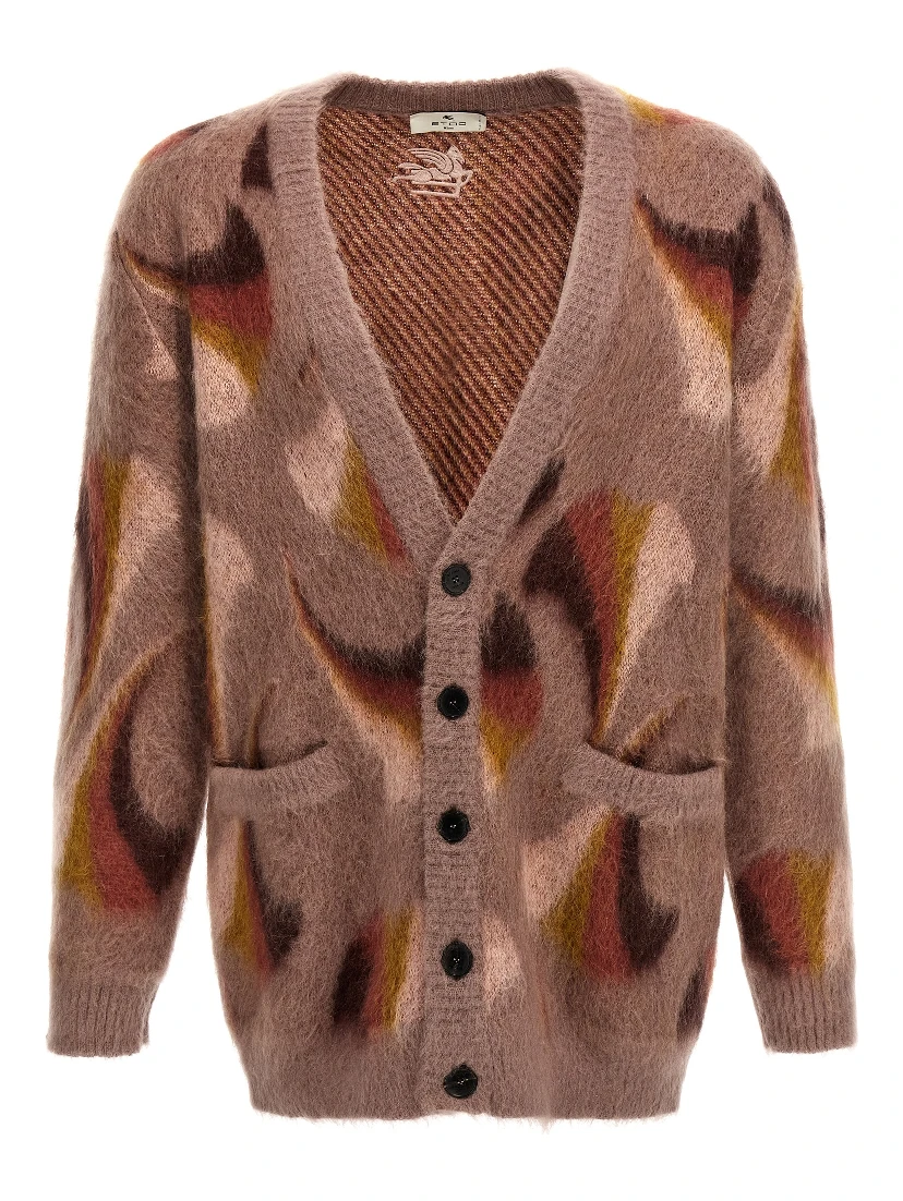Multicolor Wool Cardigan