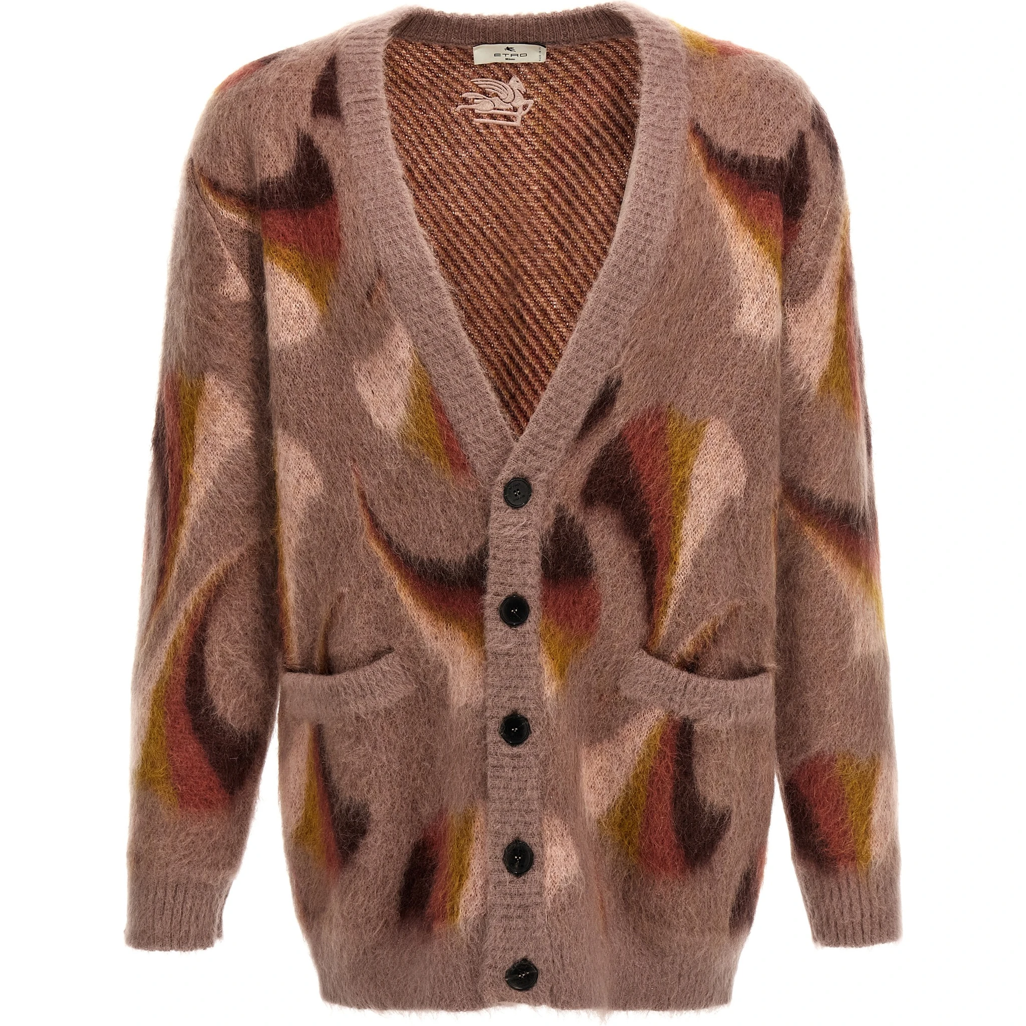 Multicolor Wool Cardigan