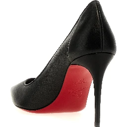 Black Napa Leather / Calf Bos Taurus High Heel Pumps