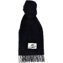 Blue Wool Scarf