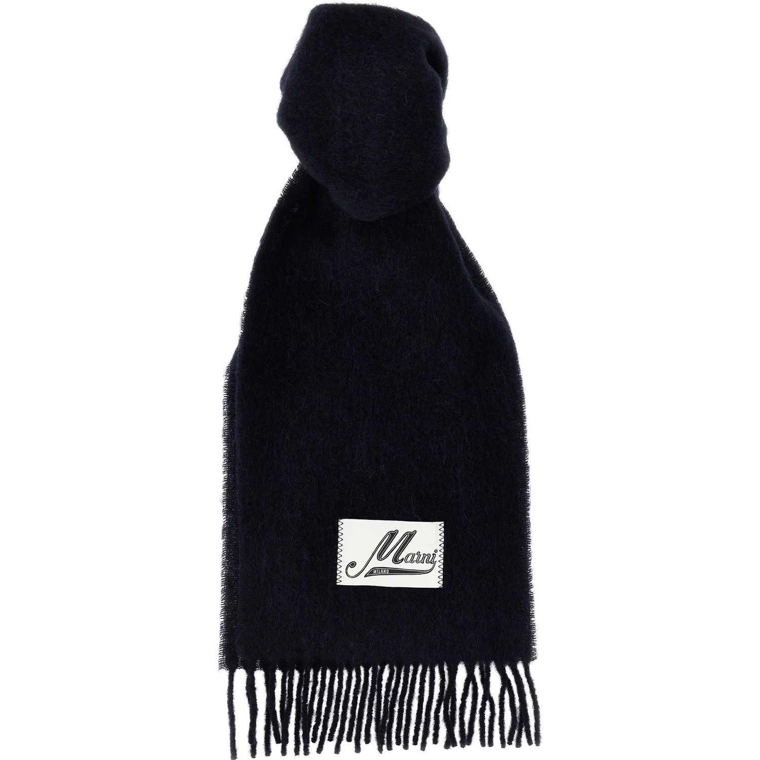 Blue Wool Scarf
