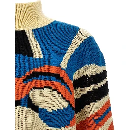Multicolor Virgin Wool Cardigan