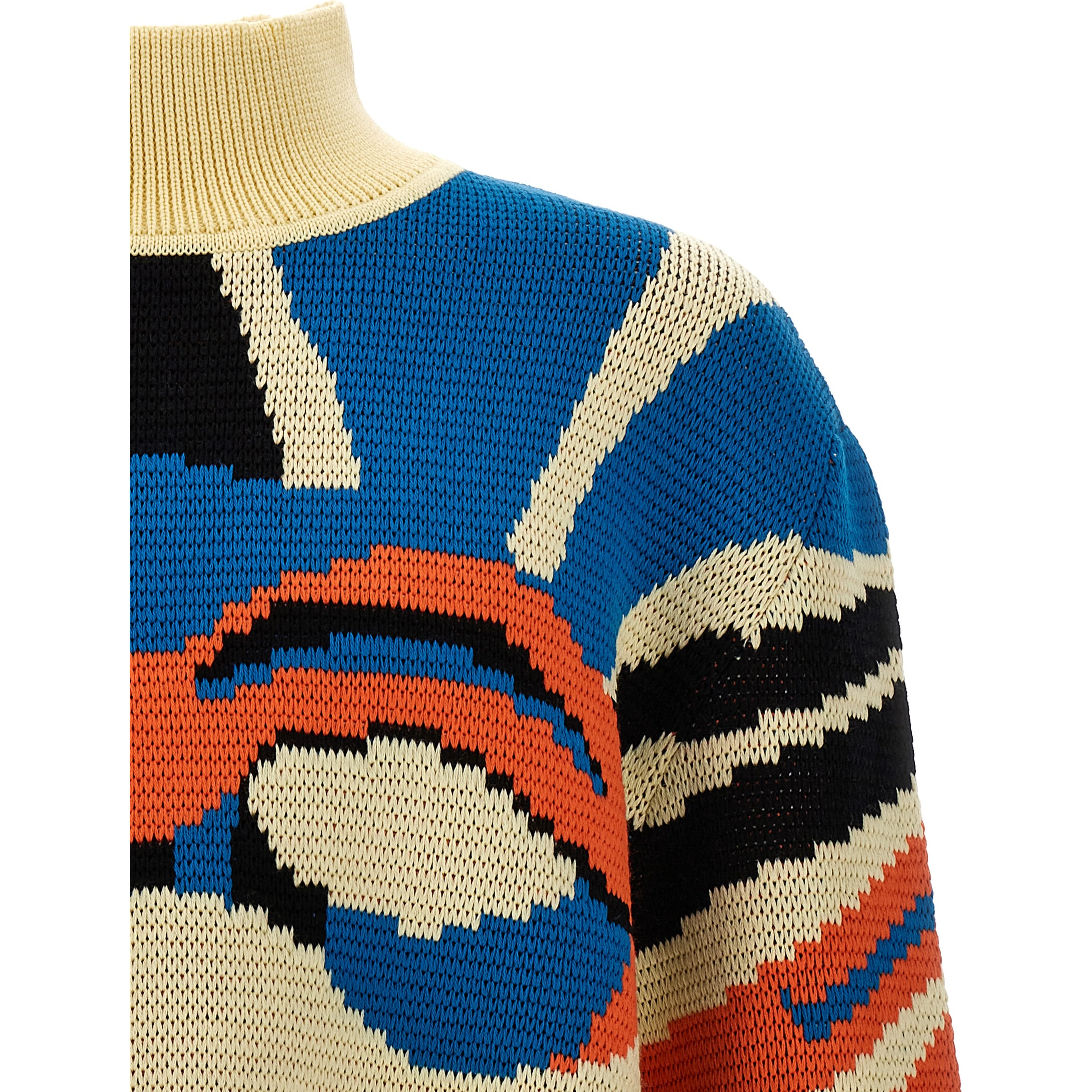 Multicolor Virgin Wool Cardigan
