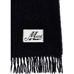 Blue Wool Scarf