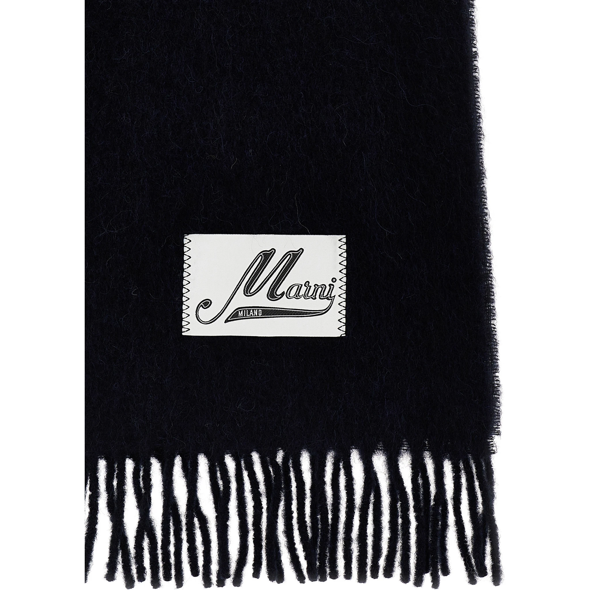 Blue Wool Scarf