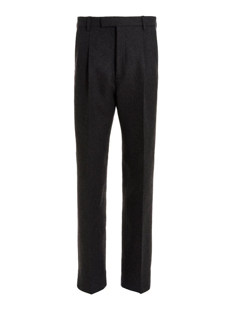 Gray Wool Dress Pants