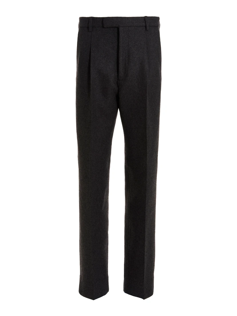 Gray Wool Dress Pants