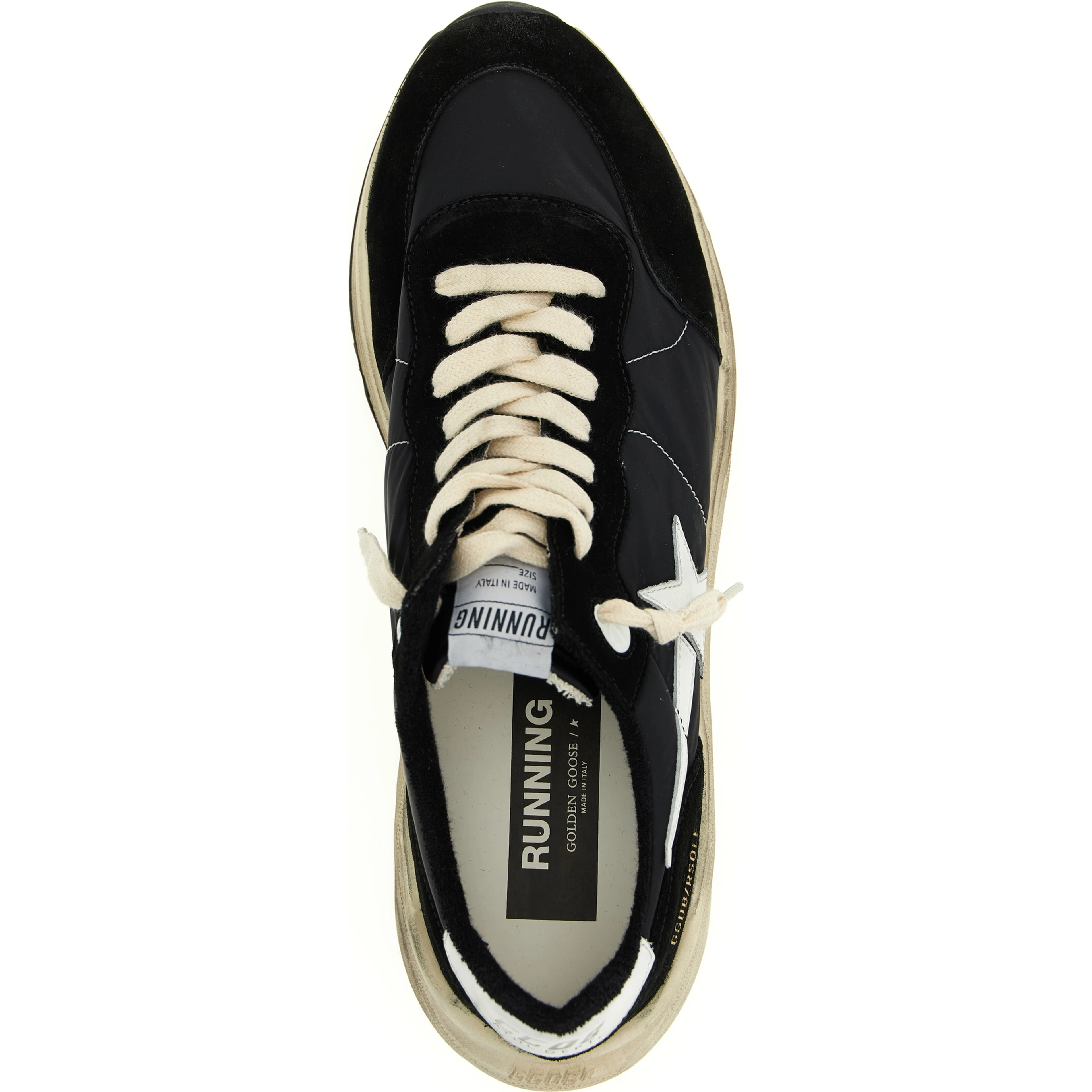 Bicolor Polyester Athletic Sneakers