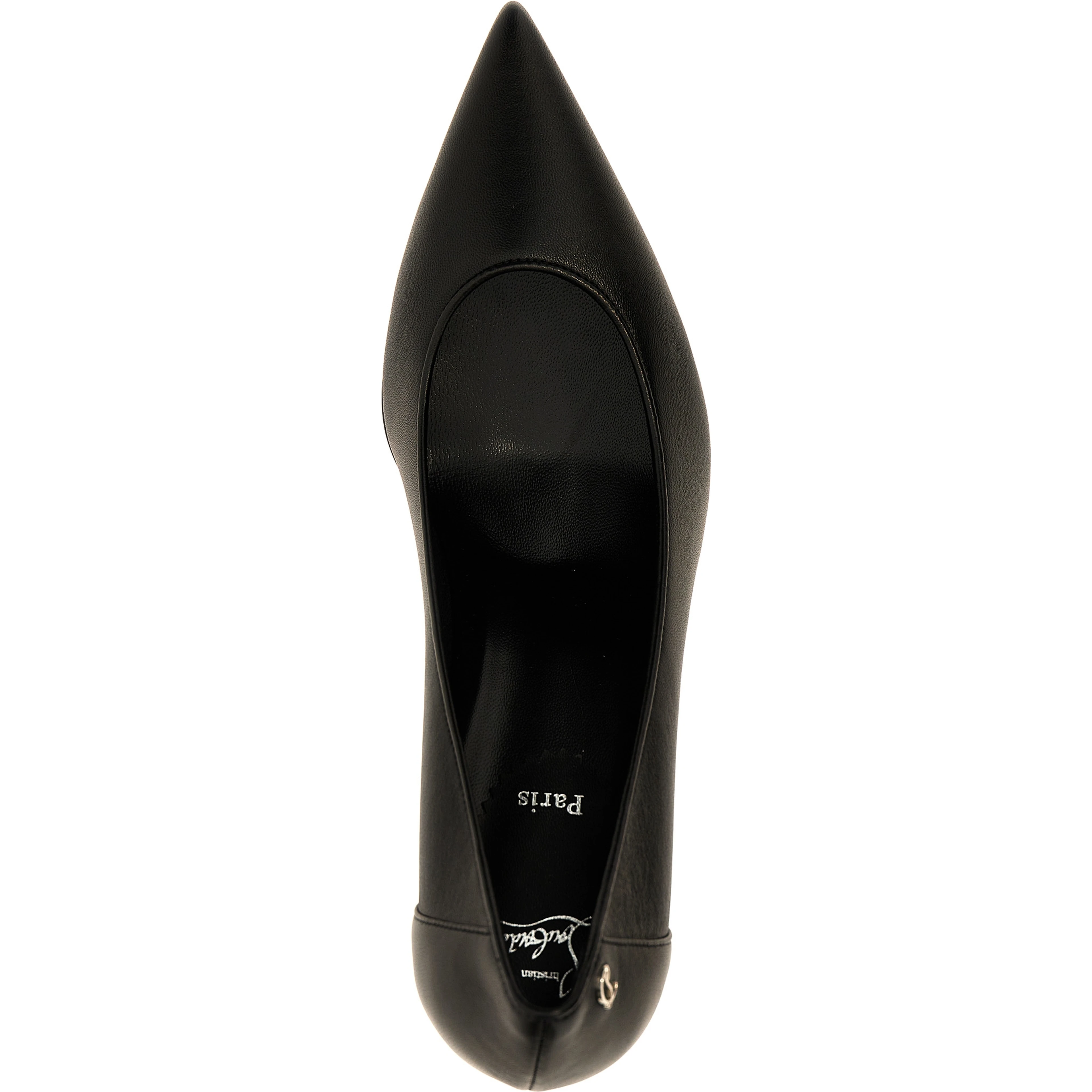 Black Napa Leather / Calf Bos Taurus High Heel Pumps