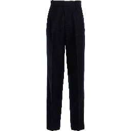 Blue Cashmere Casual Pants