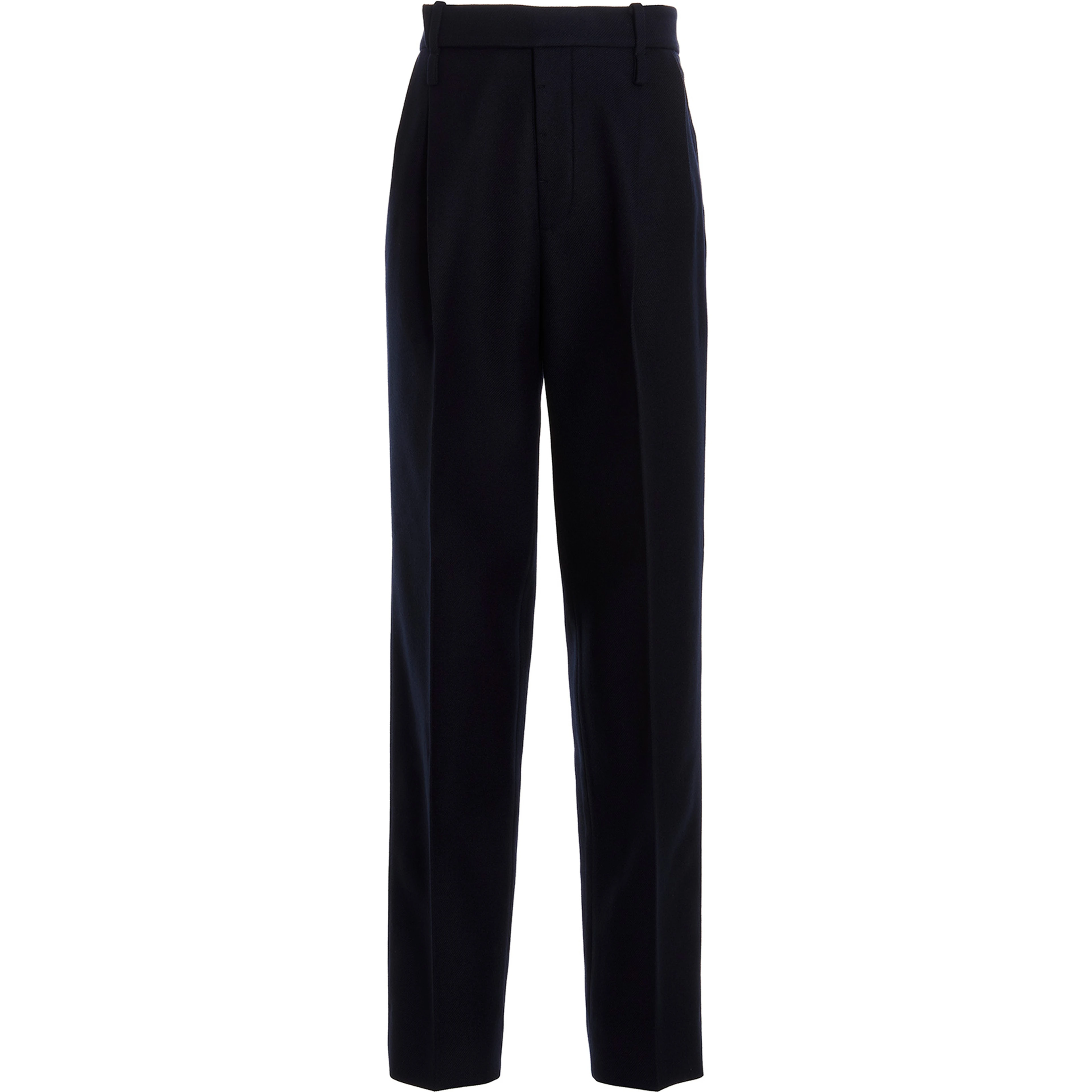 Blue Cashmere Casual Pants