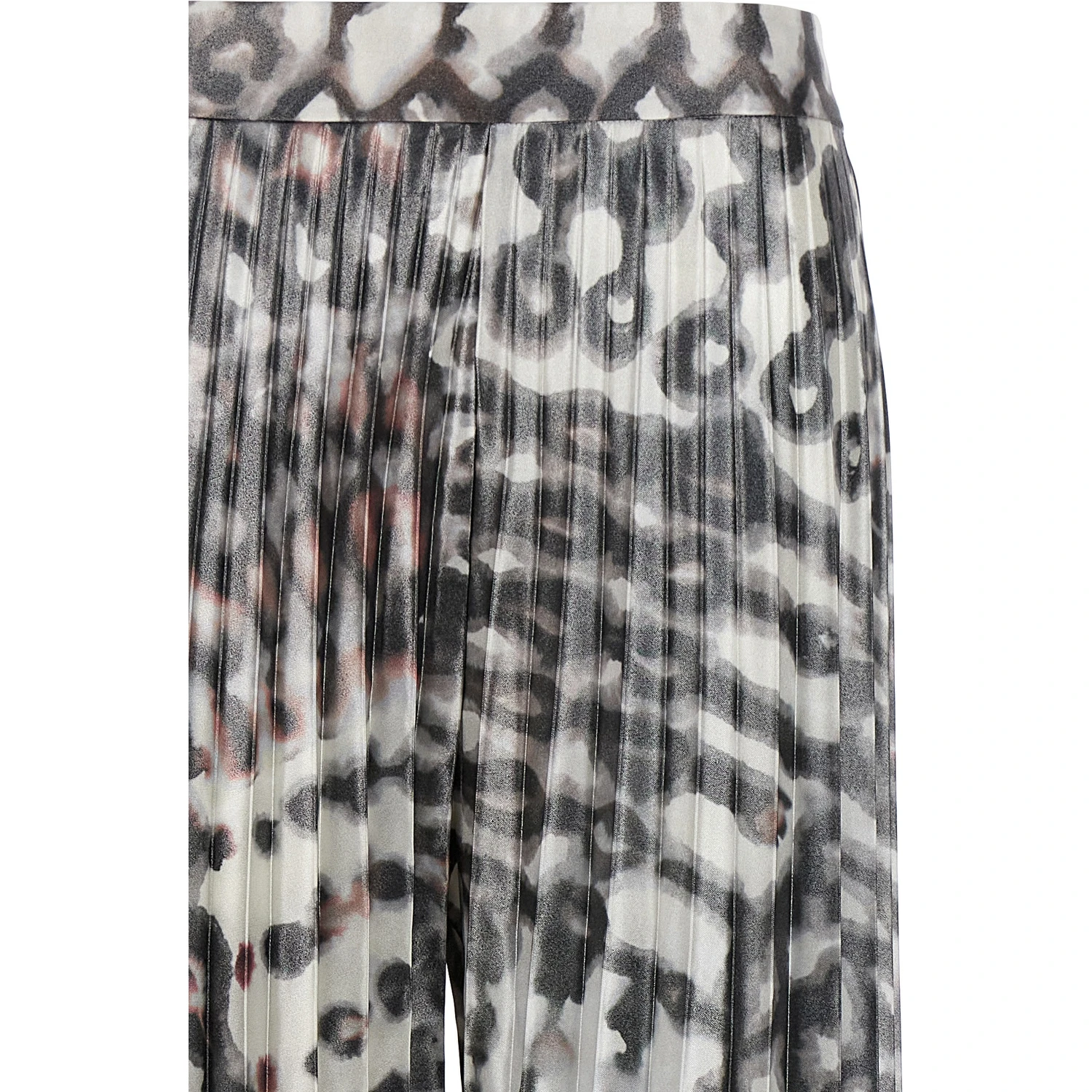 Multicolor Polyester Long Skirt