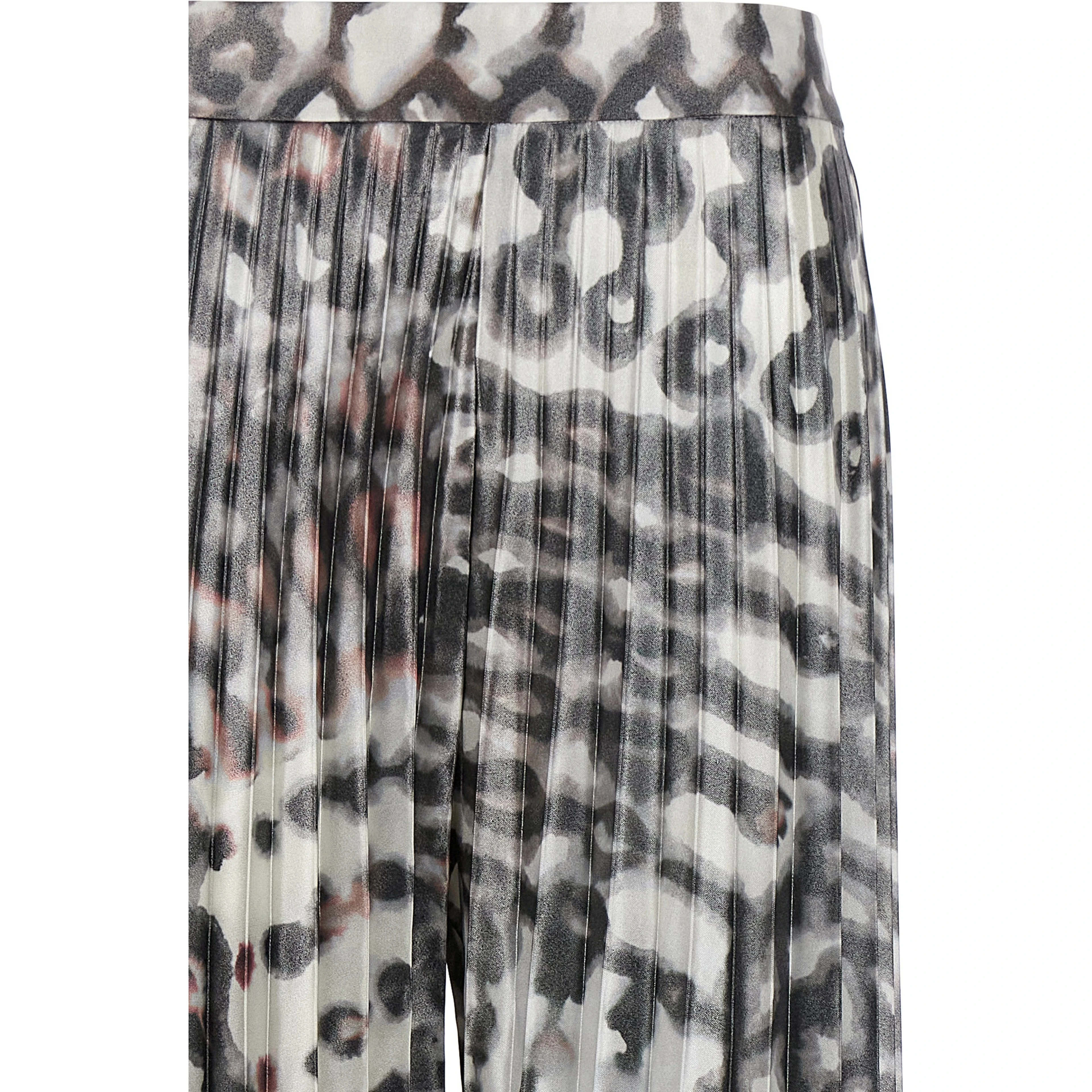 Multicolor Polyester Long Skirt