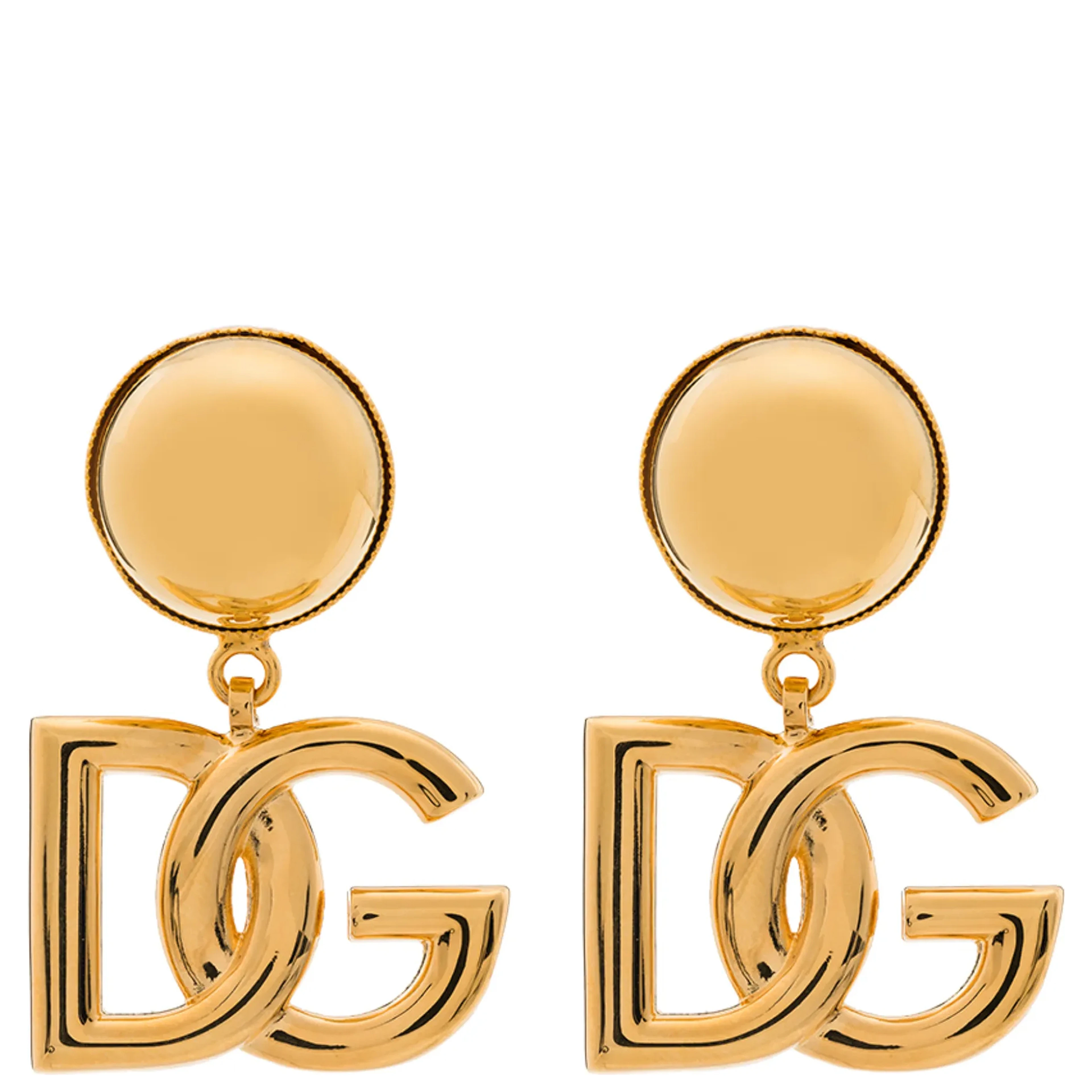 Gold Brass Earrings