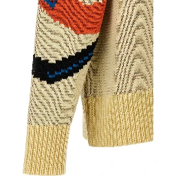 Multicolor Virgin Wool Cardigan