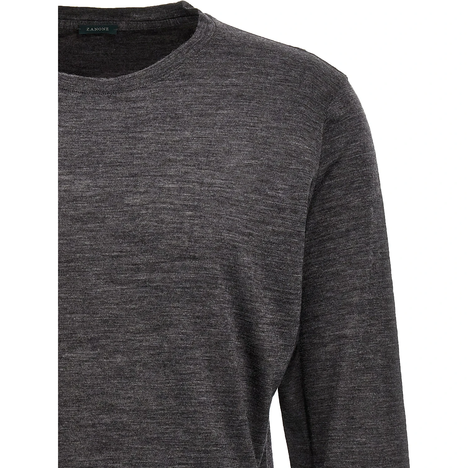 Gray Virgin Wool Cardigan