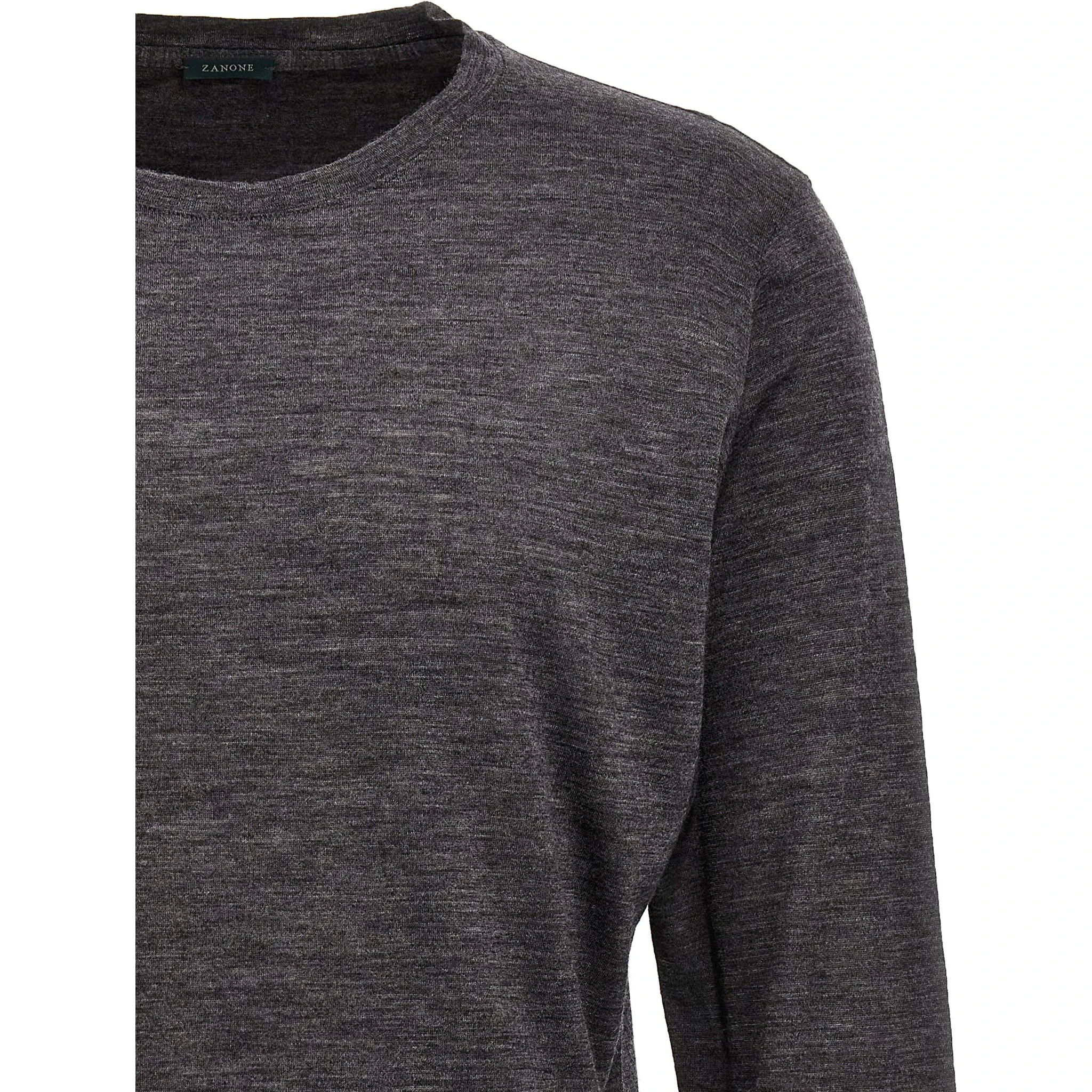 Gray Virgin Wool Cardigan