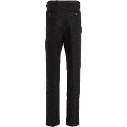 Gray Wool Dress Pants