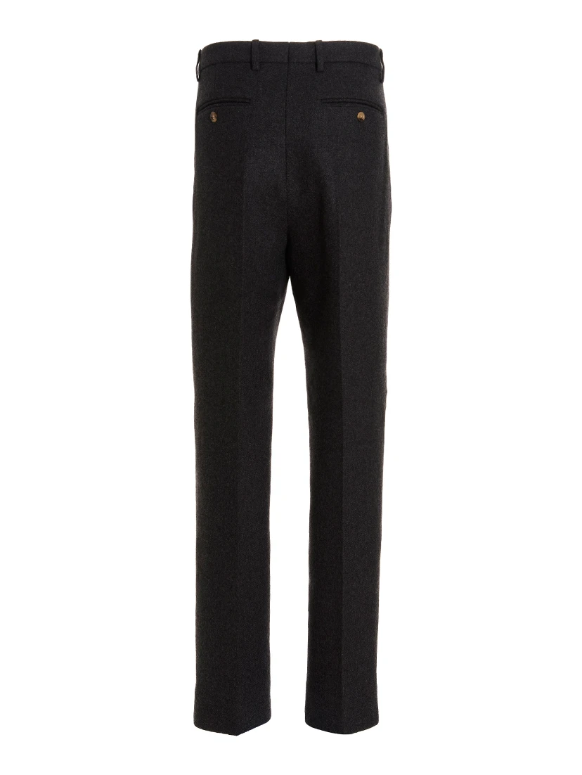 Gray Wool Dress Pants