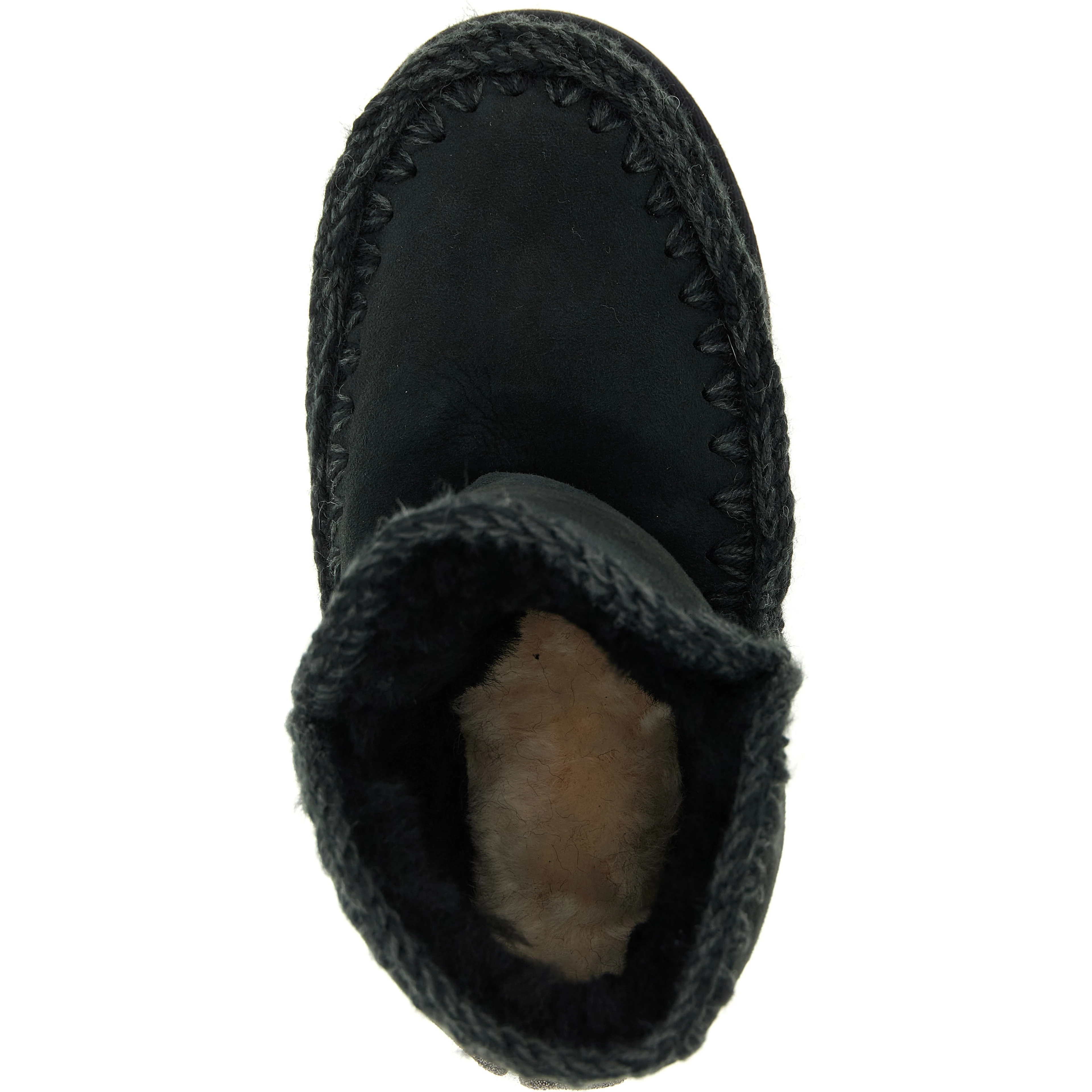 Black Lambskin Ankle Boots