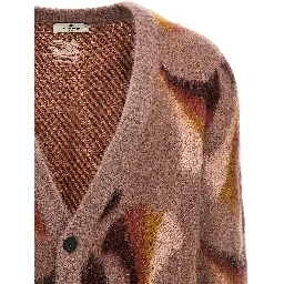 Multicolor Wool Cardigan