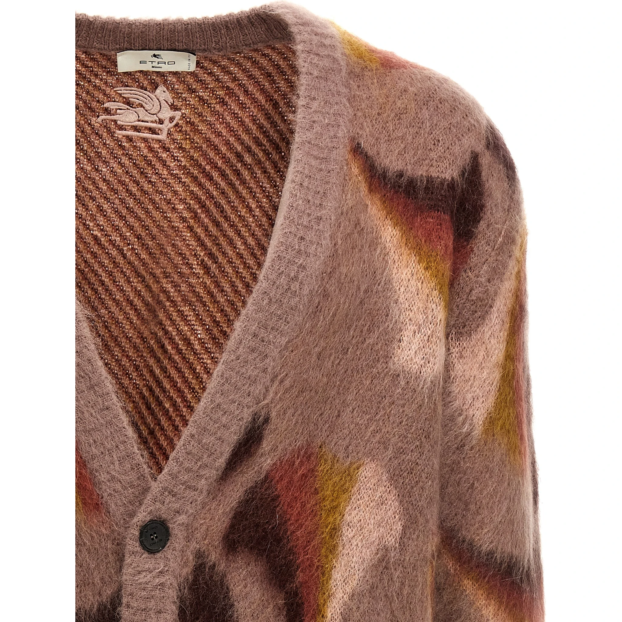 Multicolor Wool Cardigan