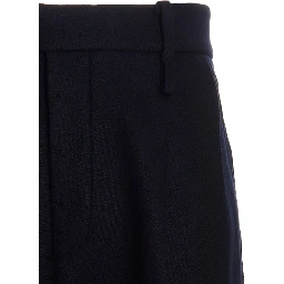 Blue Cashmere Casual Pants