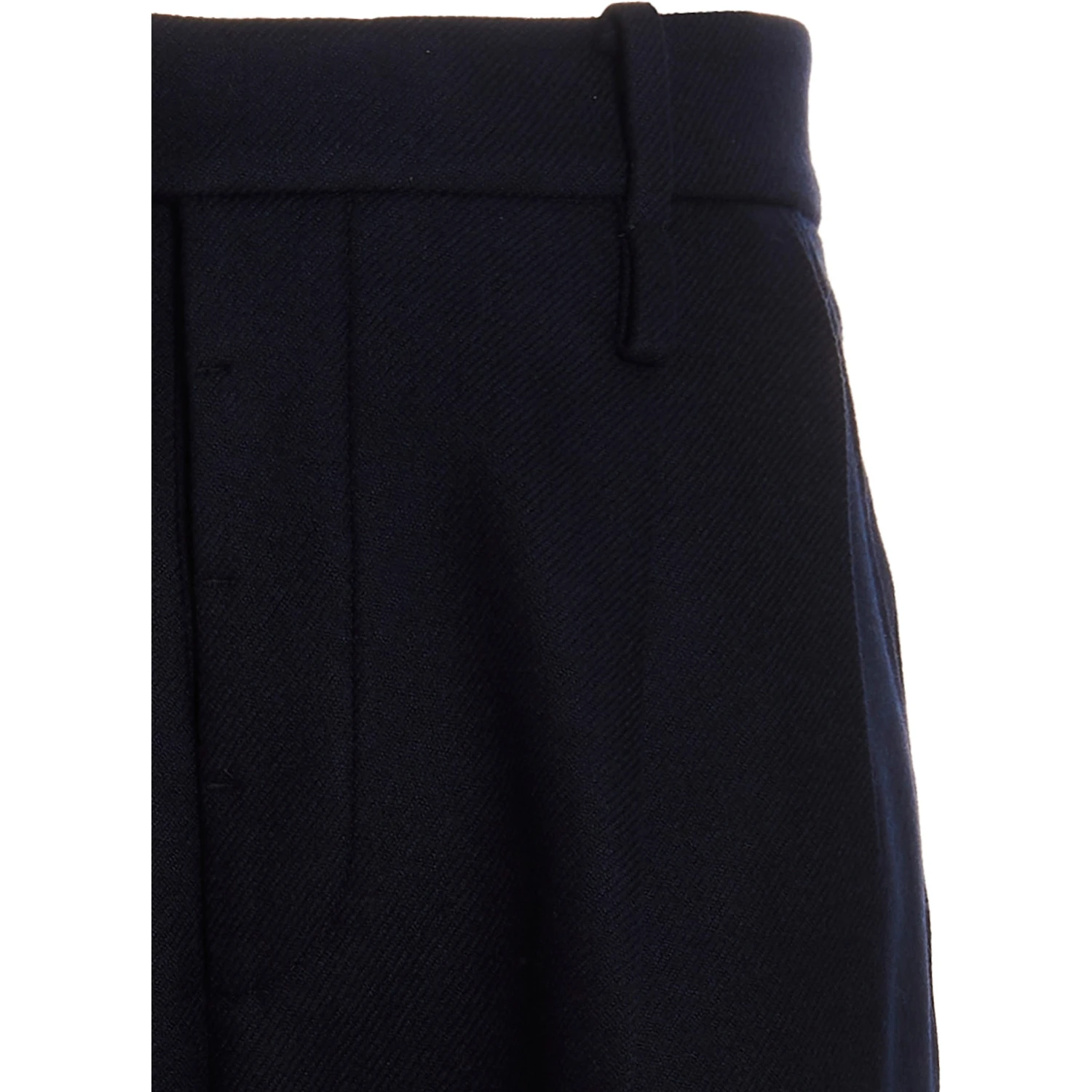 Blue Cashmere Casual Pants