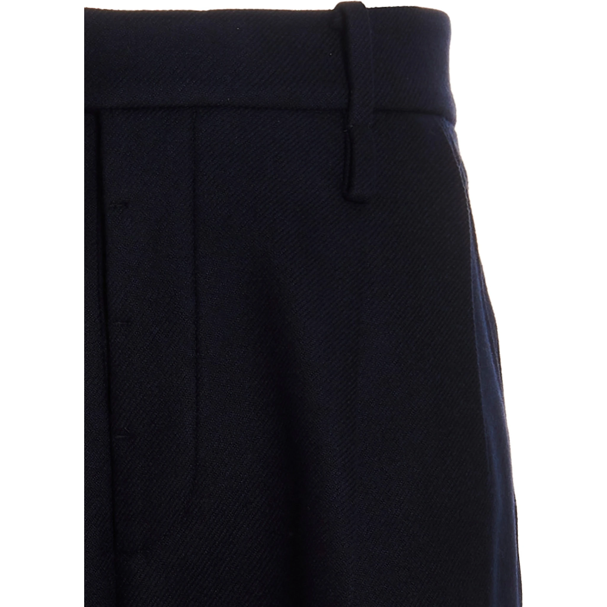 Blue Cashmere Casual Pants