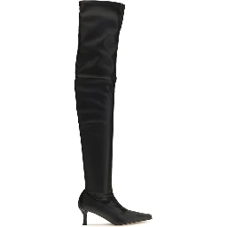 Black Polyurethane Over The Knee
