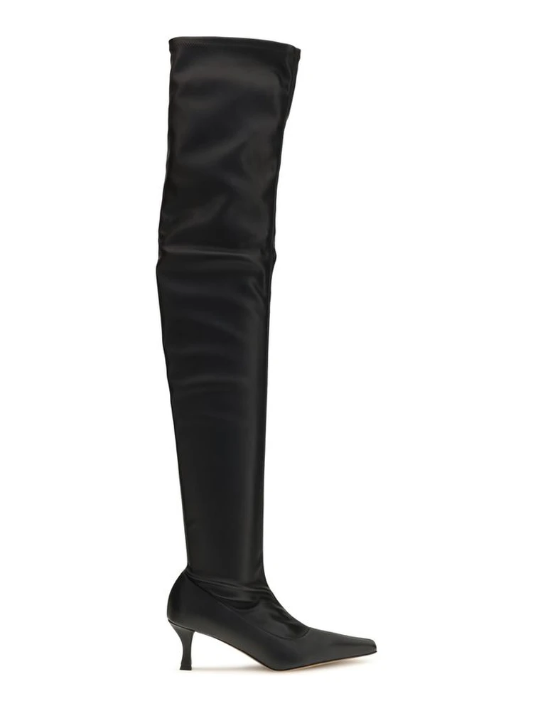 Black Polyurethane Over The Knee