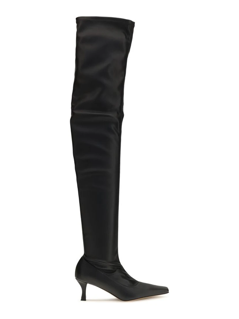 Black Polyurethane Over The Knee
