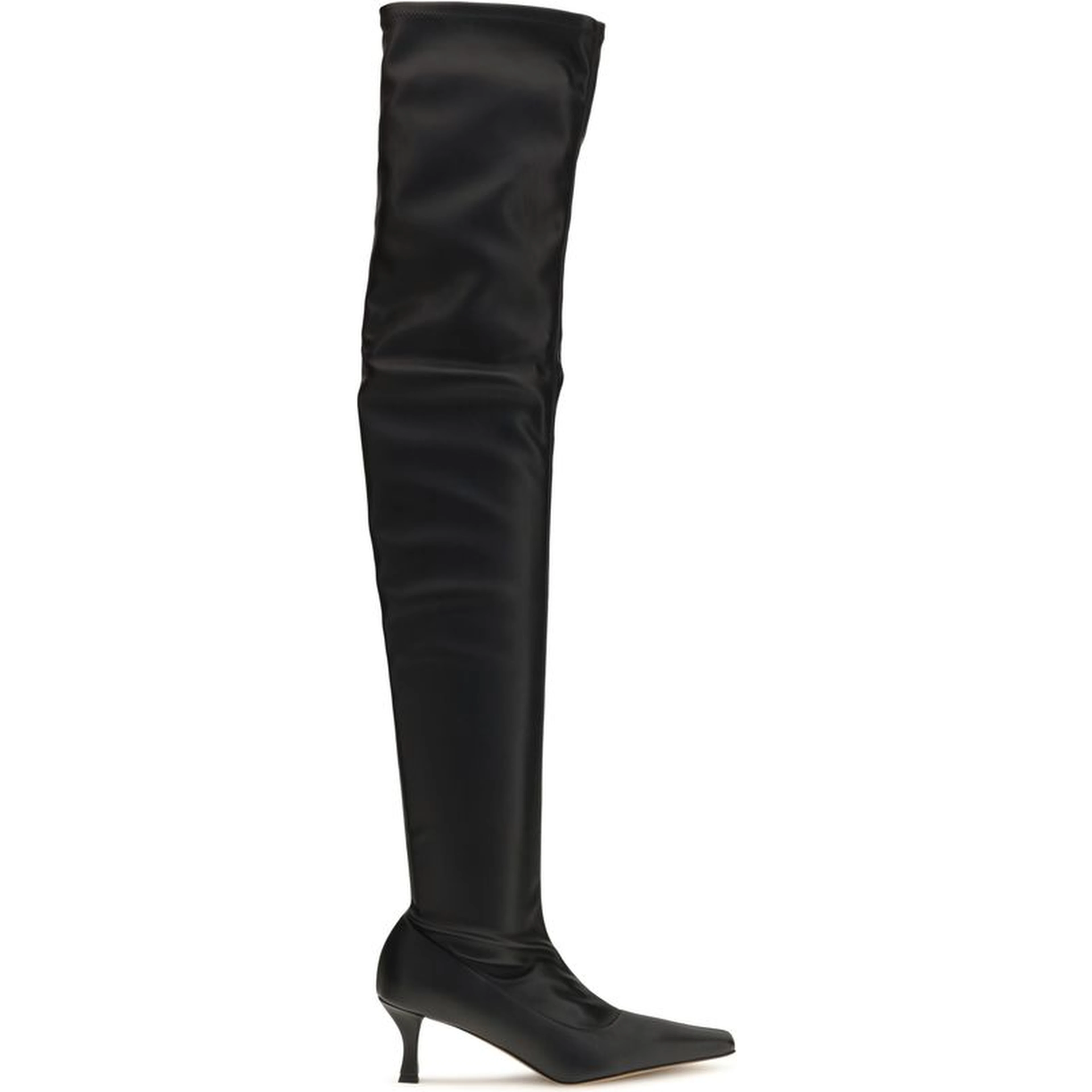 Black Polyurethane Over The Knee