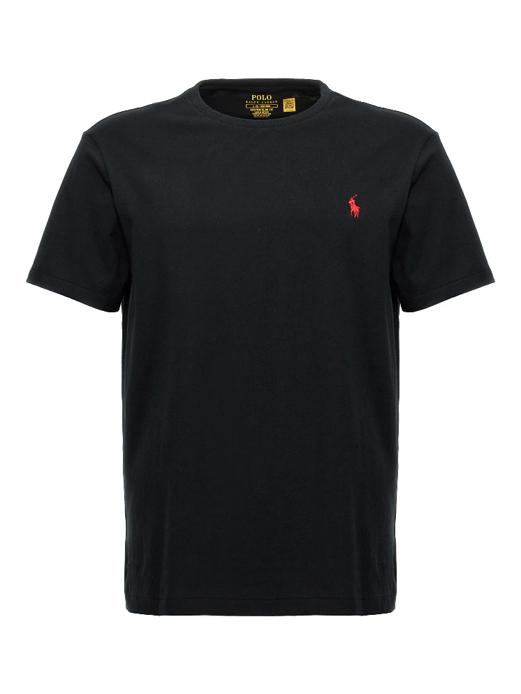 Black Cotton T-Shirt