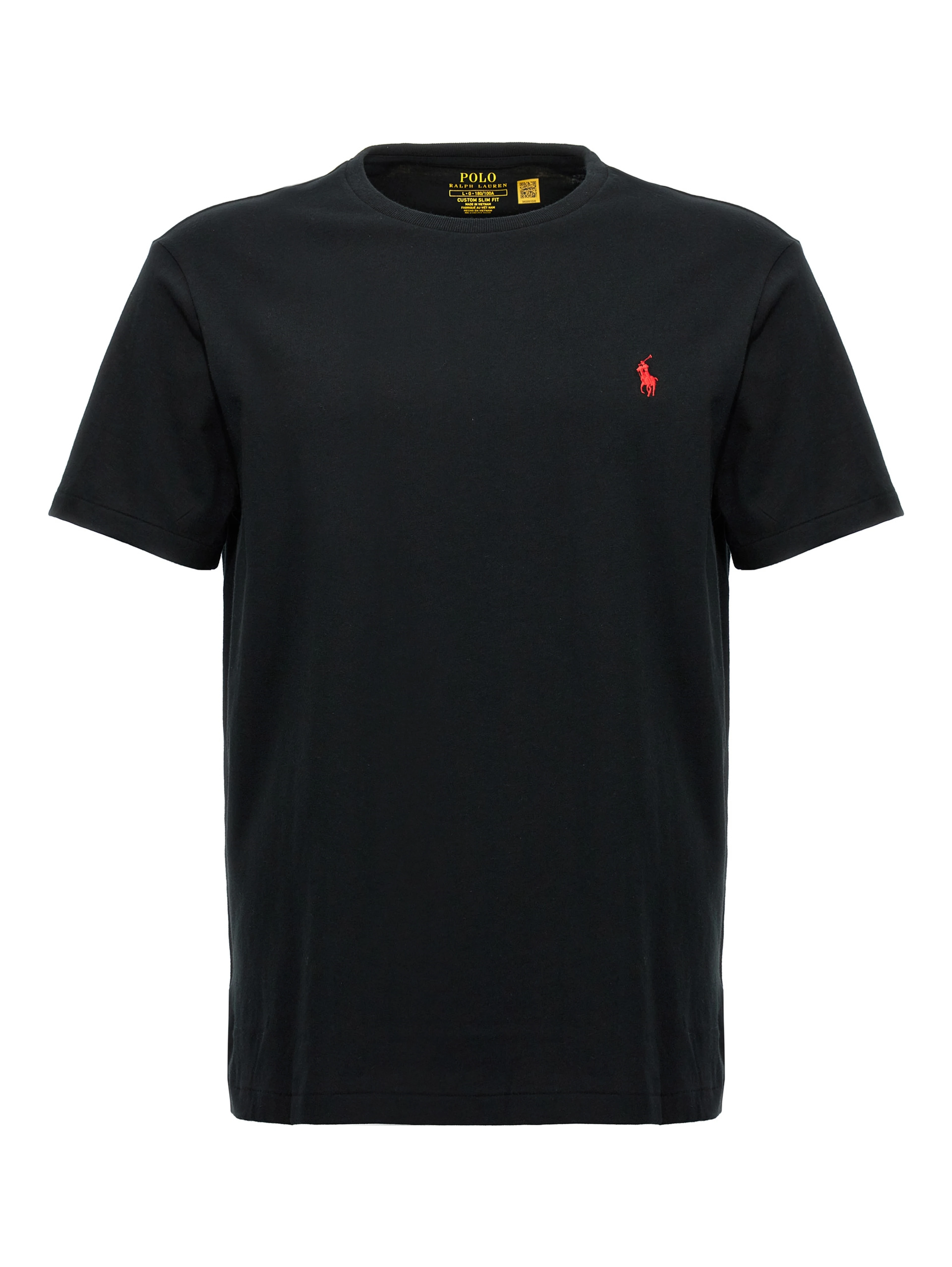 Black Cotton T-Shirt