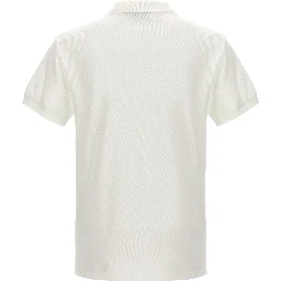 White Cotton Polo Shirt