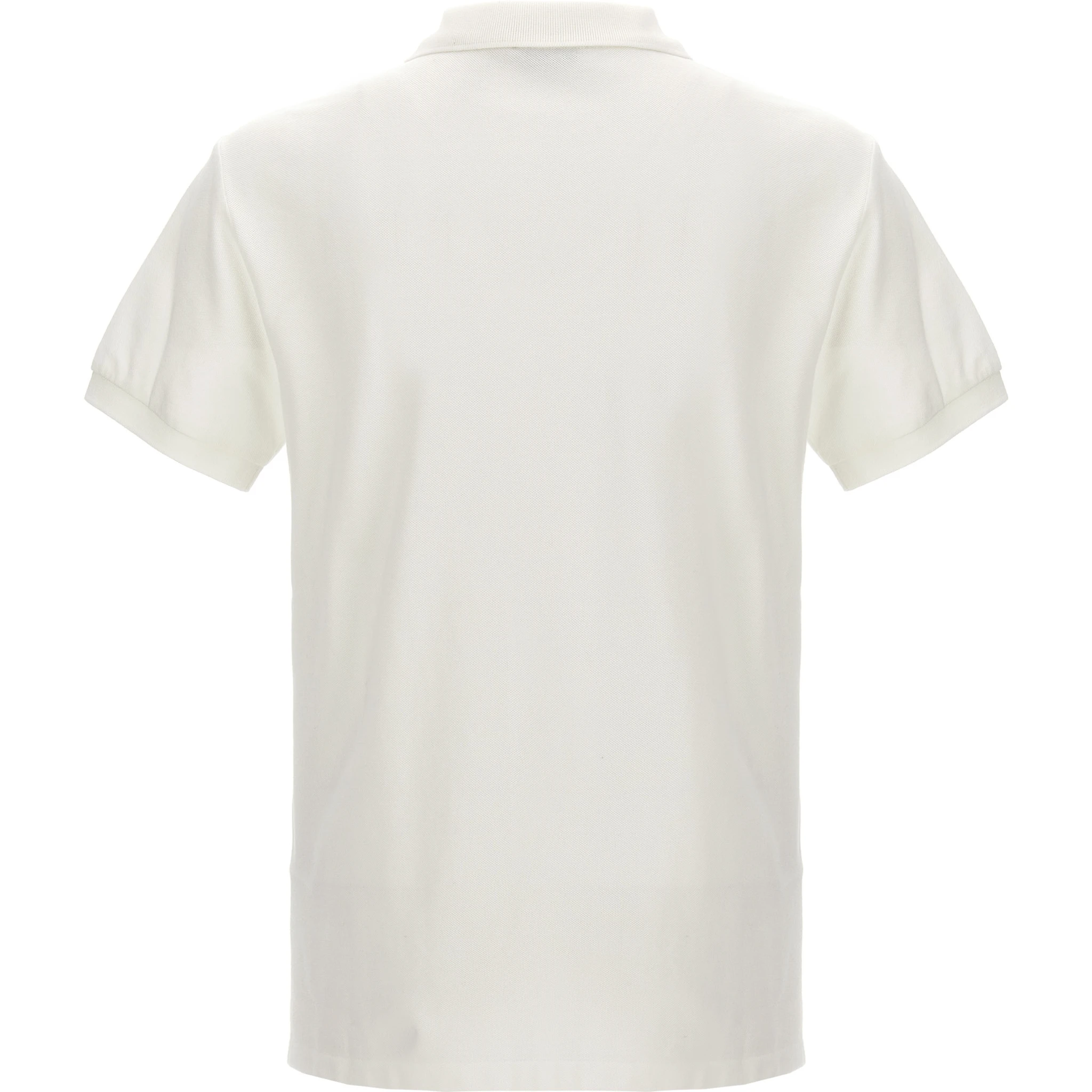 White Cotton Polo Shirt