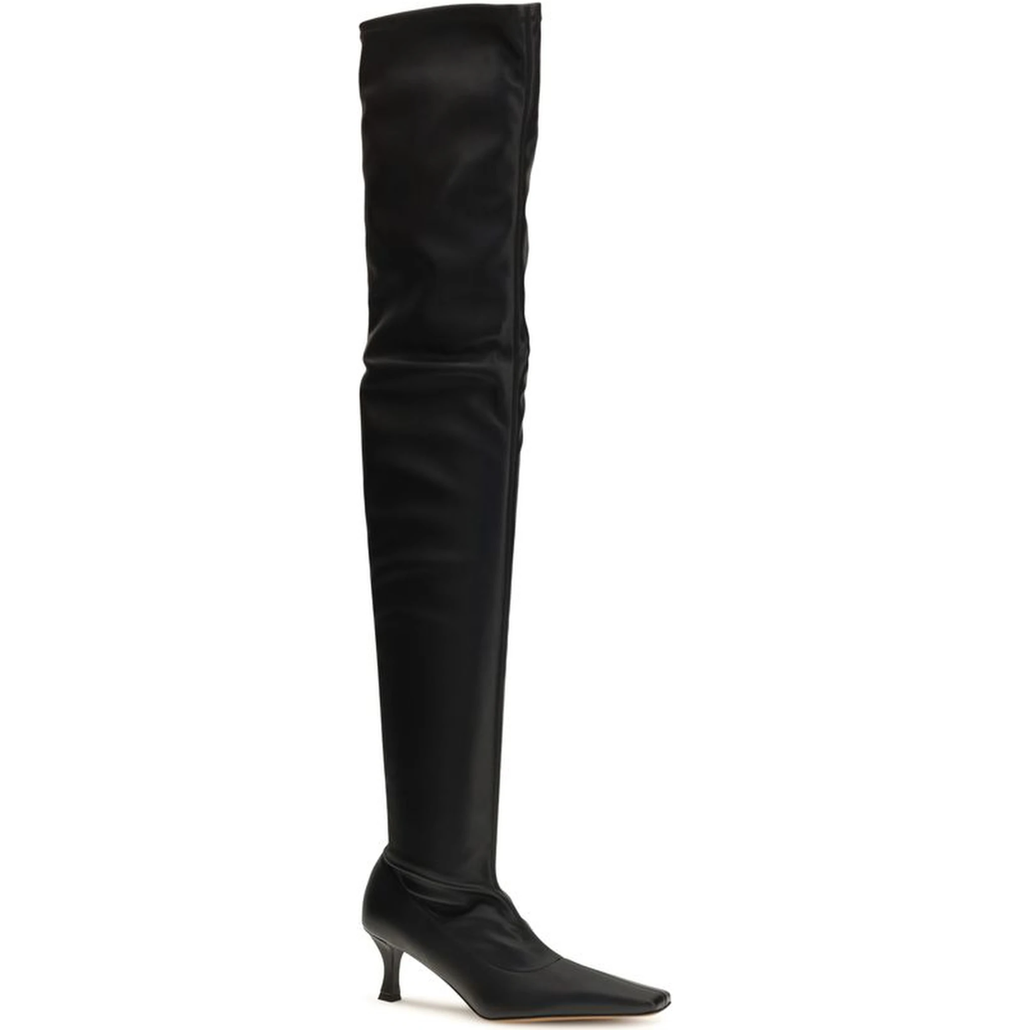 Black Polyurethane Over The Knee