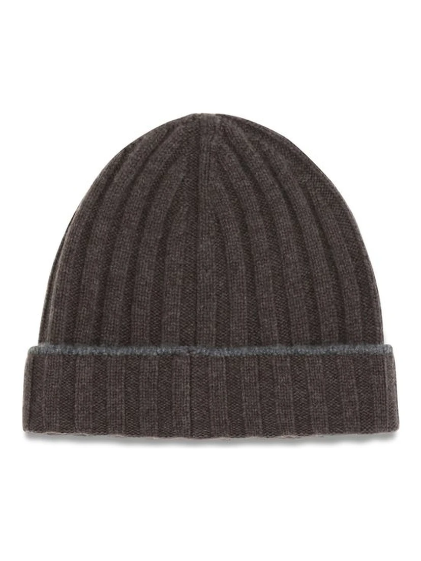 Brown Cashmere Beanie