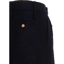 Blue Cashmere Casual Pants