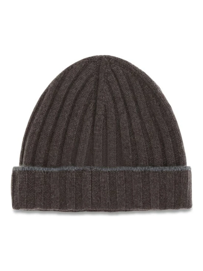Brown Cashmere Beanie