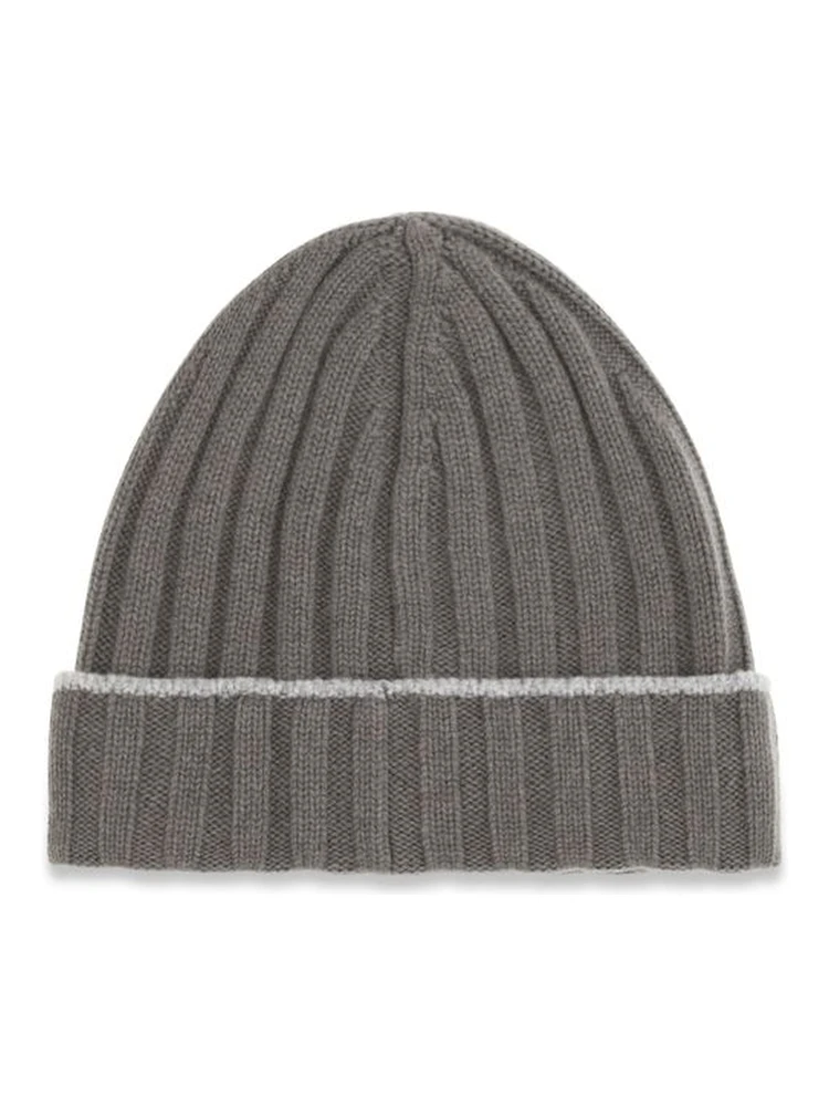 Bicolor Cashmere Beanie