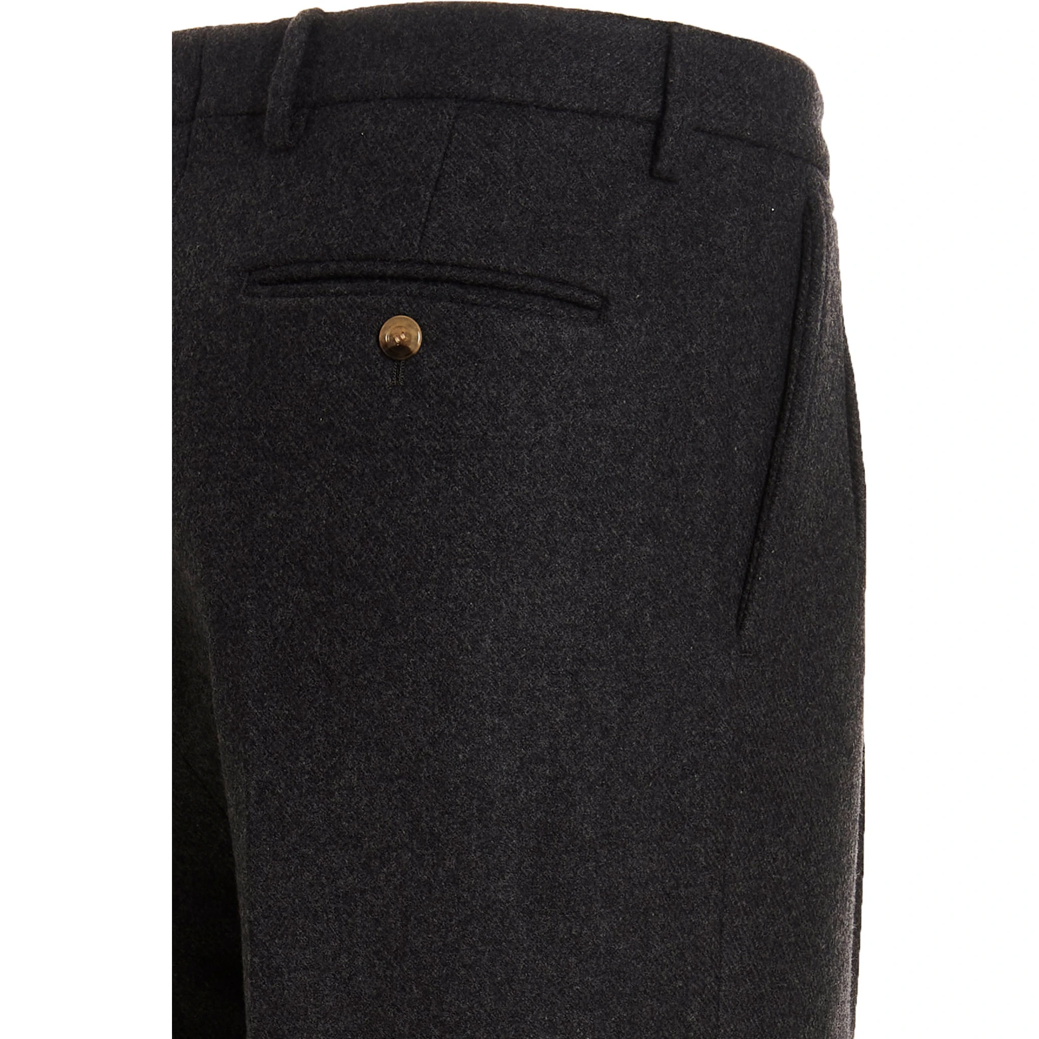 Gray Wool Dress Pants
