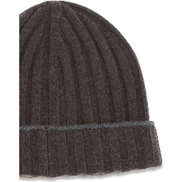 Brown Cashmere Beanie
