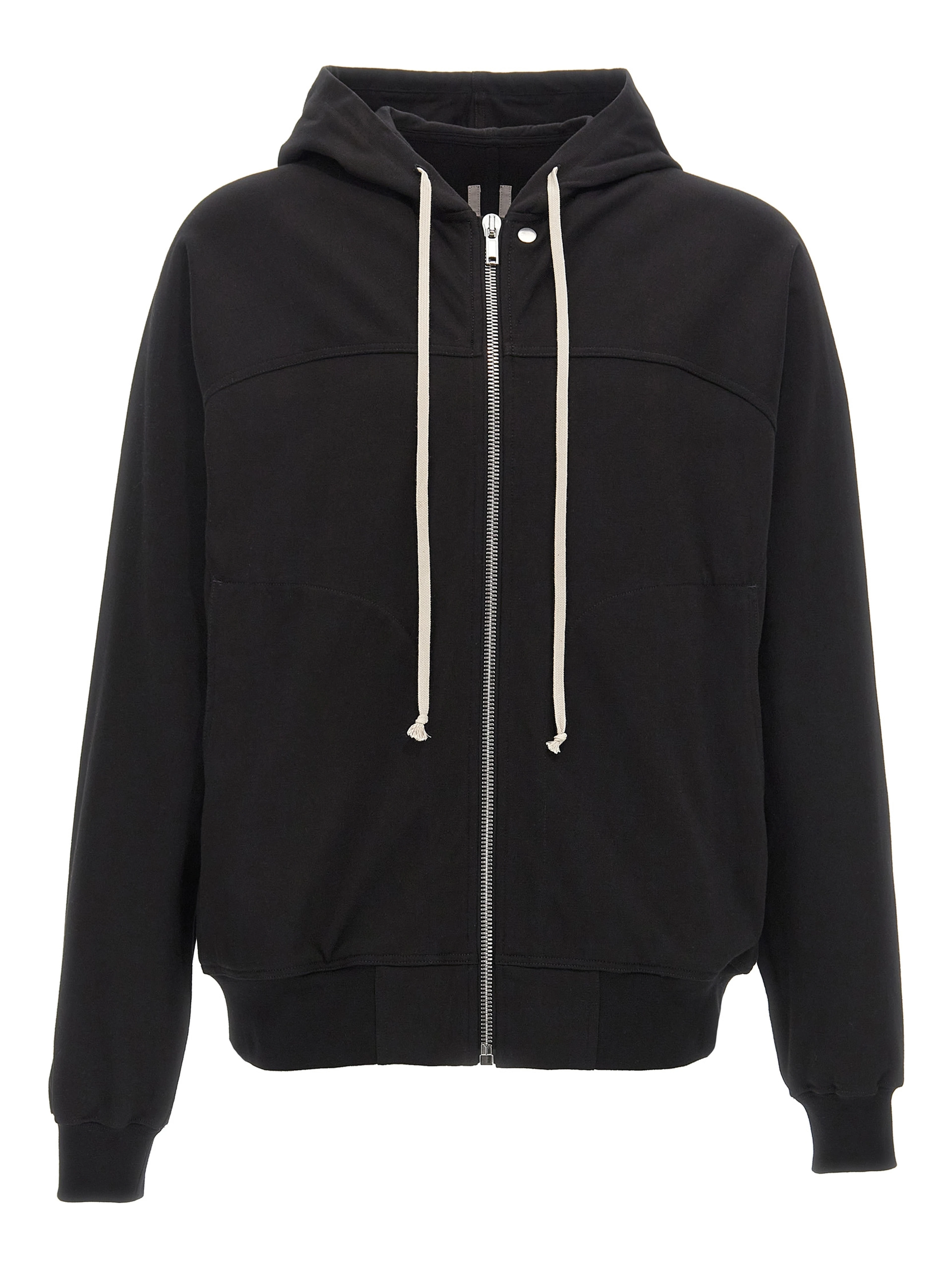 Black Cotton Hoodie
